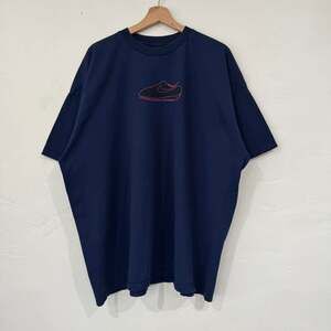Vintage Nike Cortez Graphic T-Shirt Navy Blue Size XXL Y2K Nike Team Tag